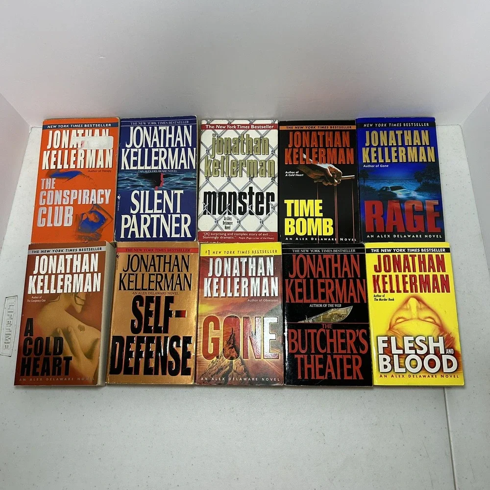 Jonathan Kellerman‎ Thriller 10 Book Bundle Mass Market Paperback Books MIX